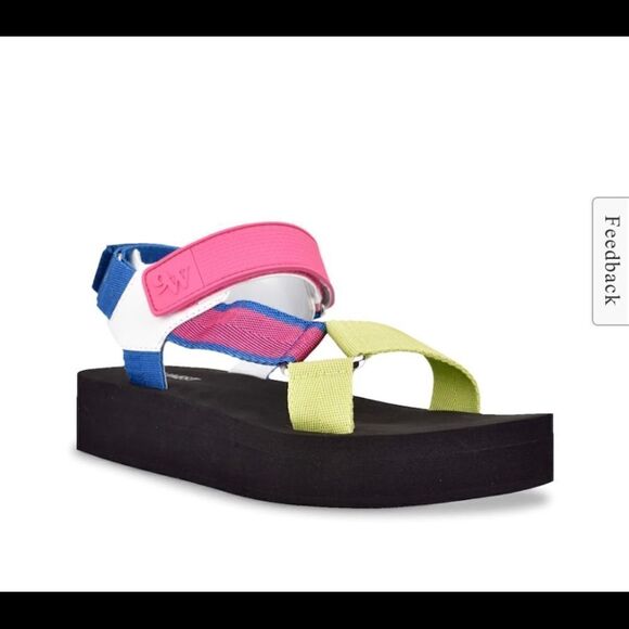 Nine West TOMORO 2 PLATFORM SANDAL - Picture 1 of 14
